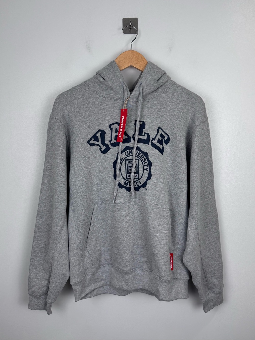 NWT Denimist Women Grey Yale Hoodie‎ Size Medium